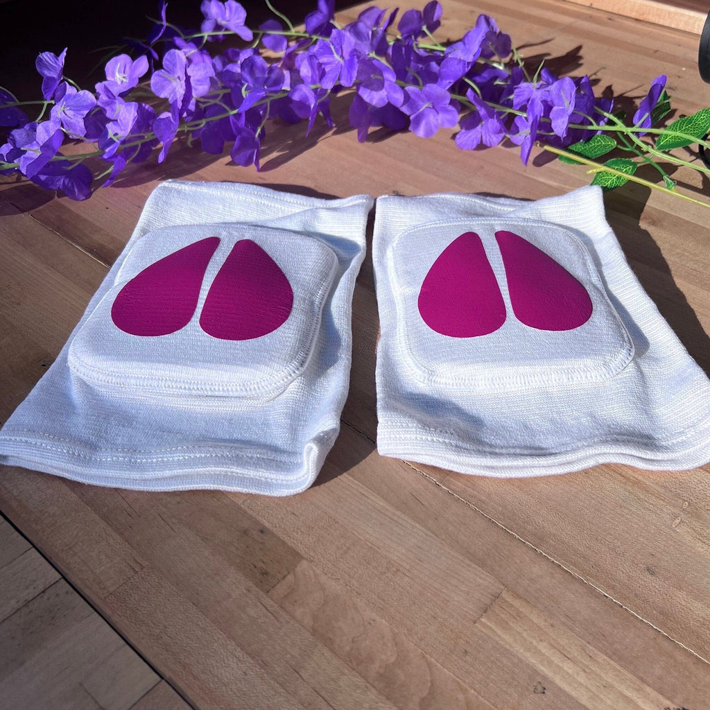 White Cow Knee Pads