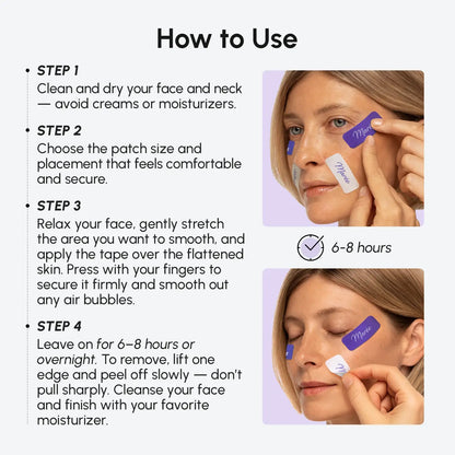 Marée® Anti-Wrinkle Tape Patches