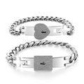 Secret Key Couple Love Lock Bracelets - Puppy's Aesthetics