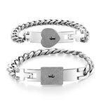 Secret Key Couple Love Lock Bracelets - Puppy's Aesthetics