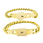 Secret Key Couple Love Lock Bracelets - Puppy's Aesthetics