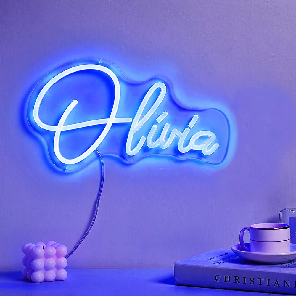 Custom Personalized Name Neon Sign - Puppy's Aesthetics