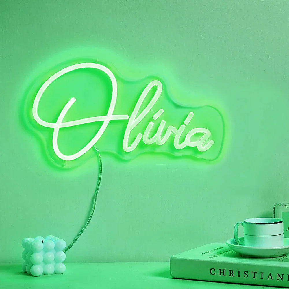 Custom Personalized Name Neon Sign - Puppy's Aesthetics