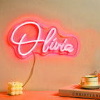 Custom Personalized Name Neon Sign - Puppy's Aesthetics