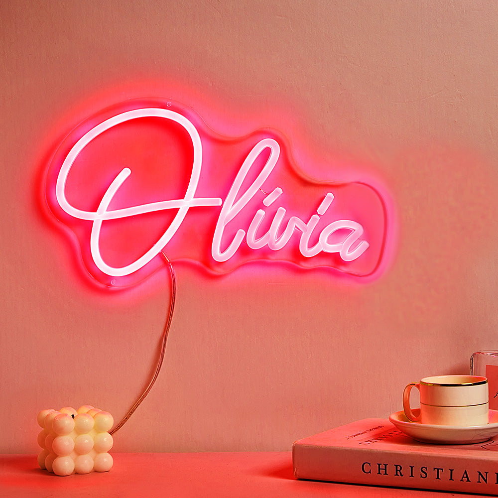 Custom Personalized Name Neon Sign - Puppy's Aesthetics