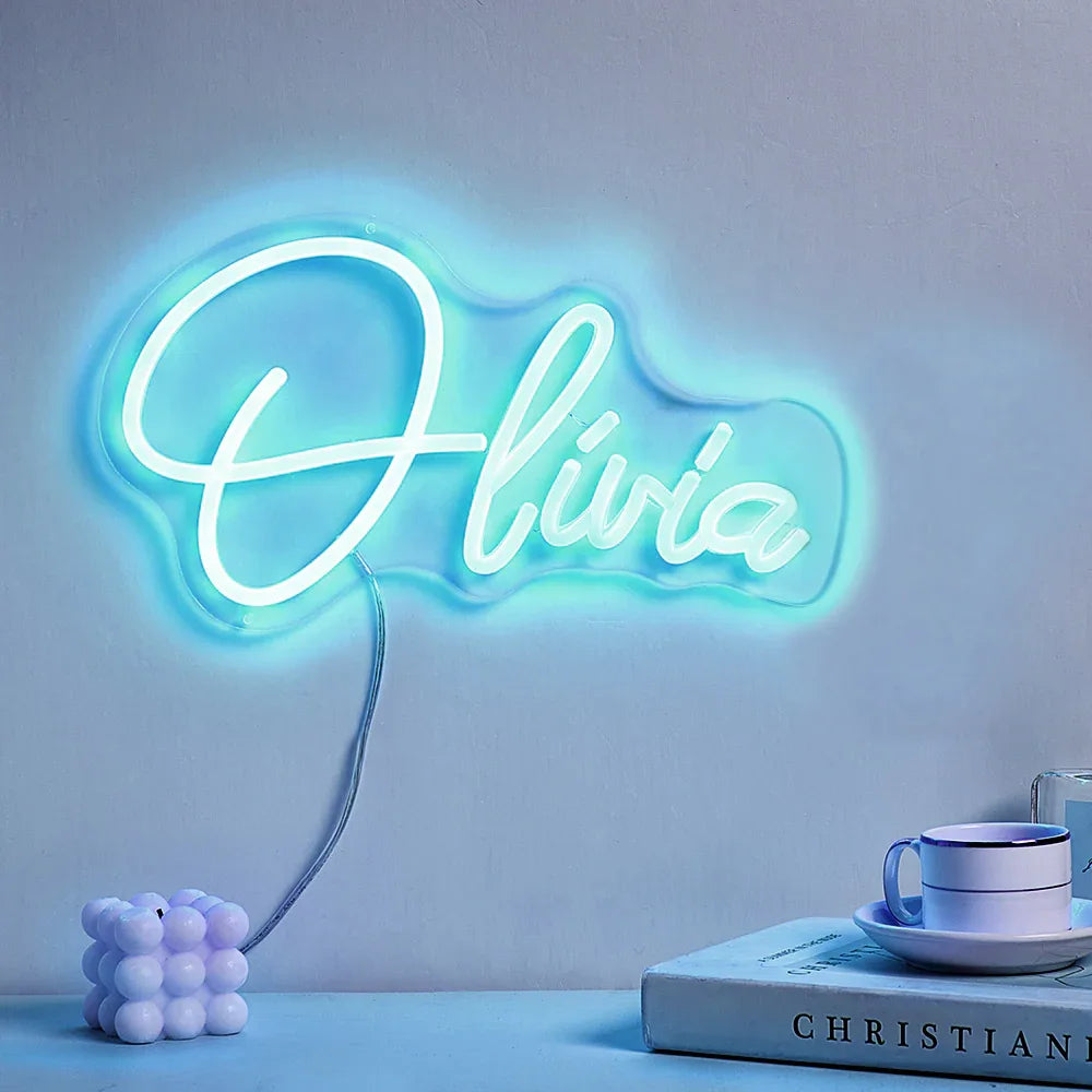 Custom Personalized Name Neon Sign - Puppy's Aesthetics