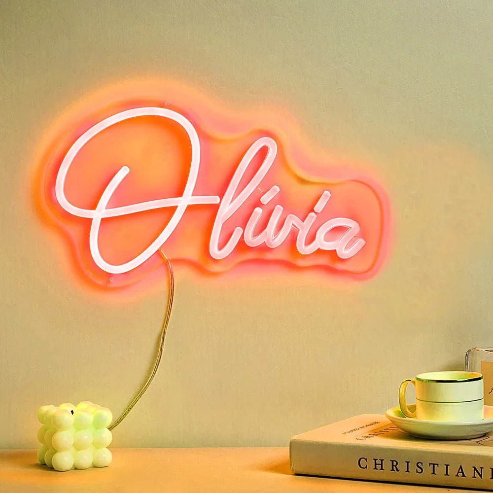 Custom Personalized Name Neon Sign - Puppy's Aesthetics