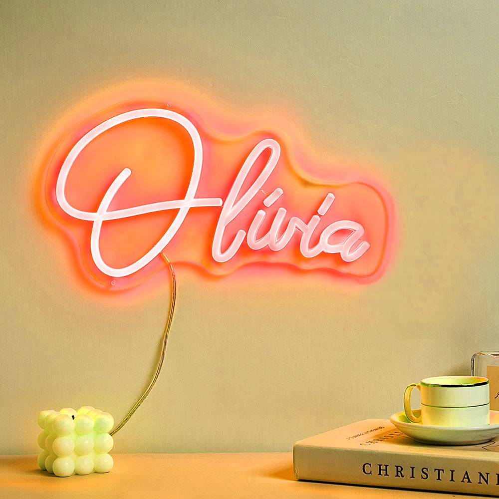 Custom Personalized Name Neon Sign - Puppy's Aesthetics