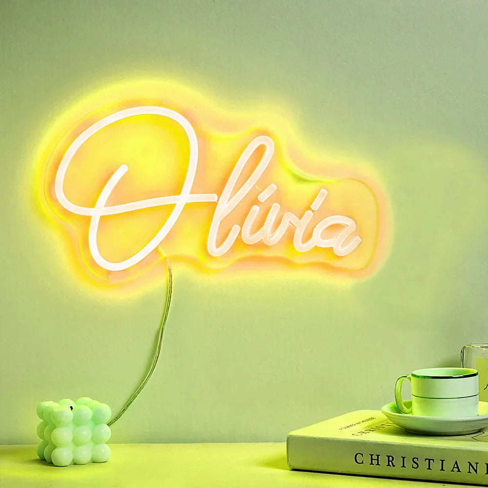 Custom Personalized Name Neon Sign - Puppy's Aesthetics