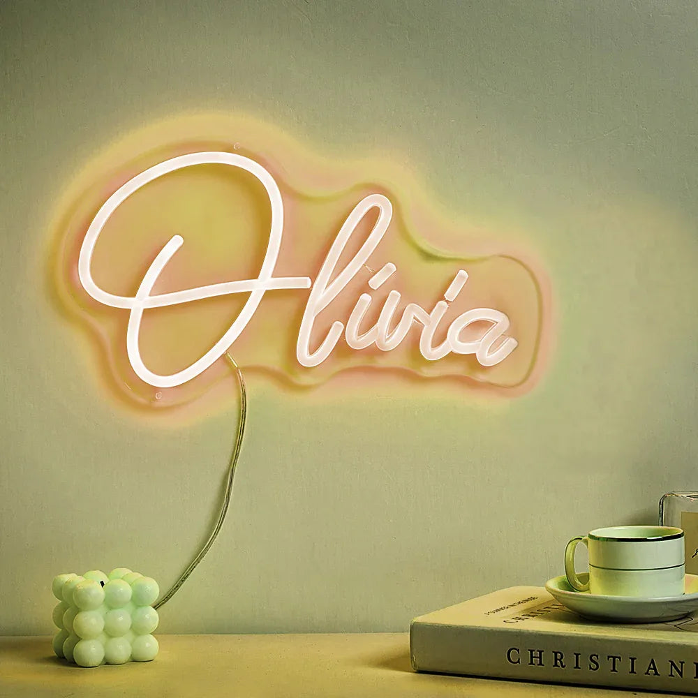 Custom Personalized Name Neon Sign - Puppy's Aesthetics