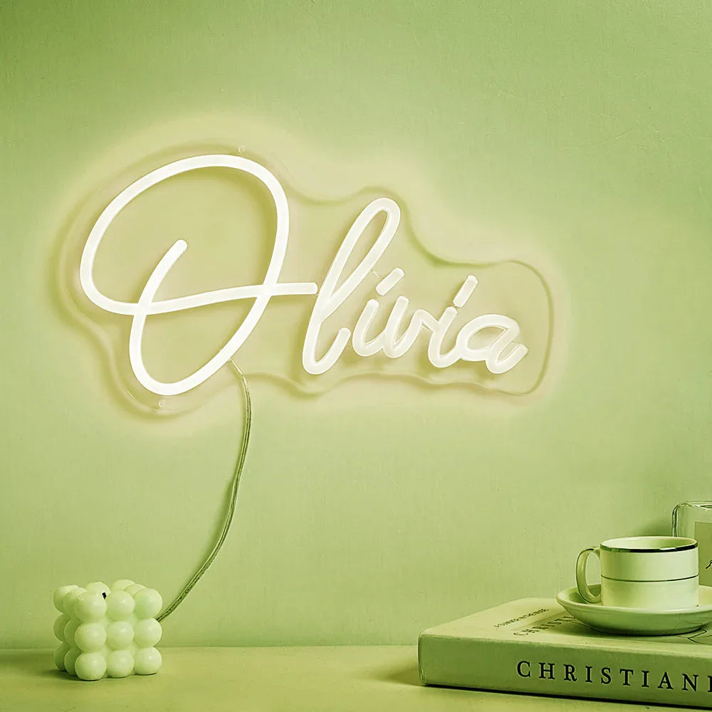 Custom Personalized Name Neon Sign - Puppy's Aesthetics