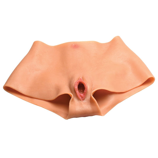 Master Series Pussy Panties Silicone Vagina and Ass Panties-Medium