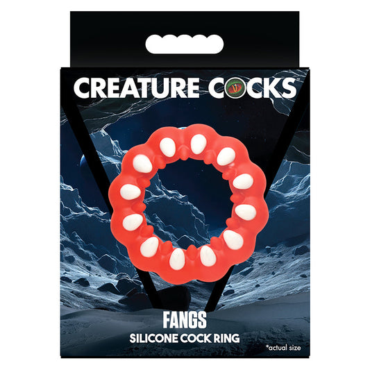 Fangs Silicone Cock Ring