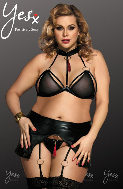Elegant Bra Set (Black)