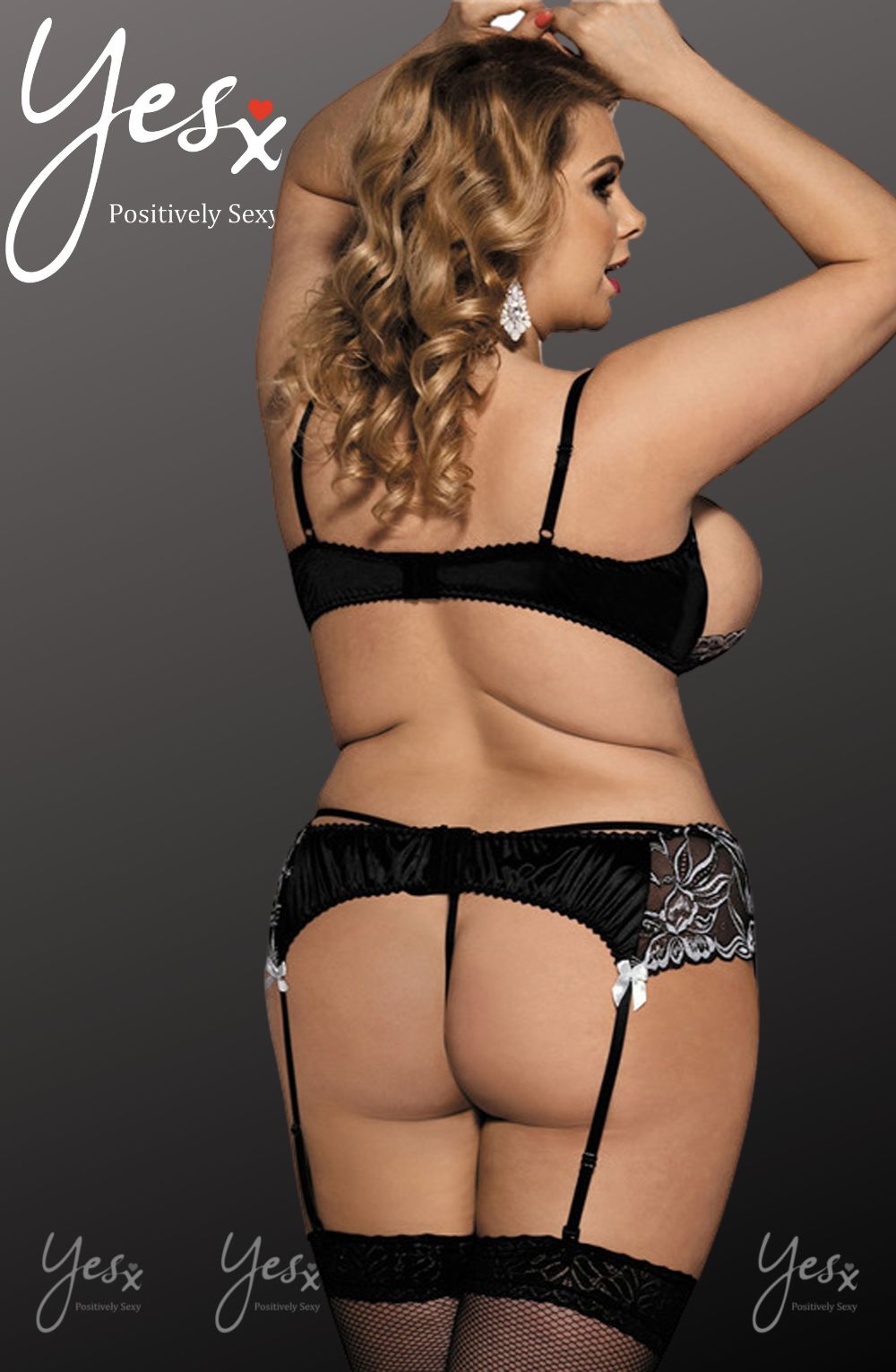 Elegant Bra Set (Black)
