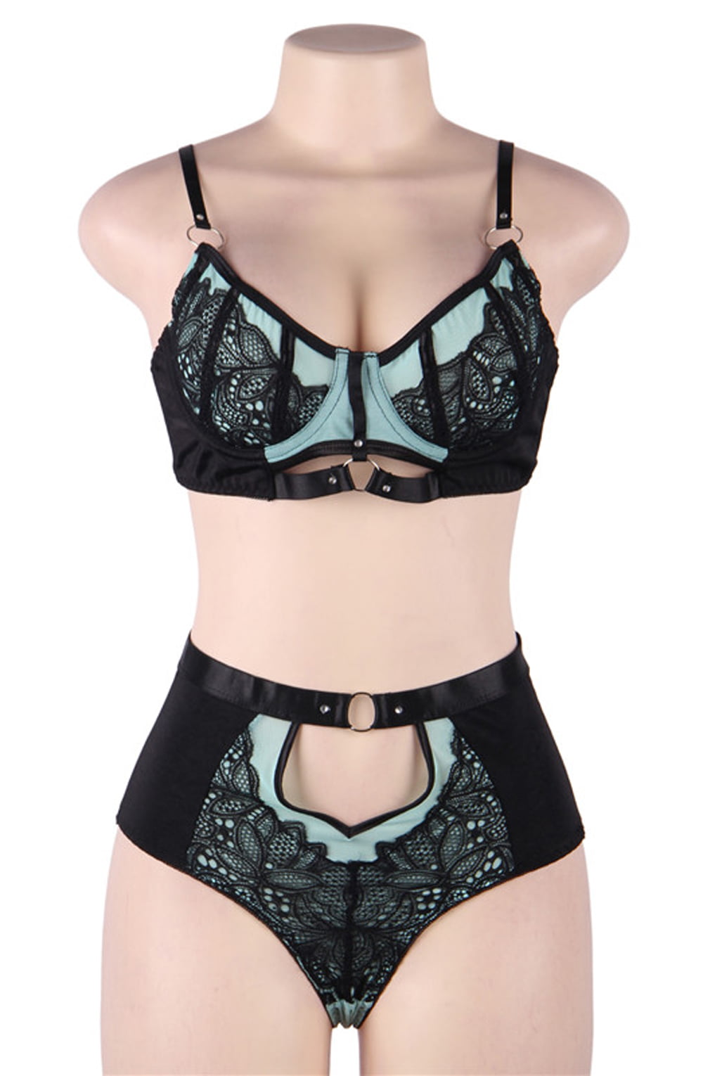 Elegant Bra Set (Blue)