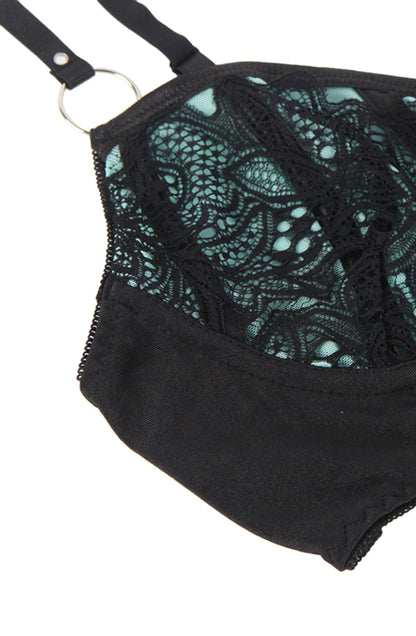 Elegant Bra Set (Blue)