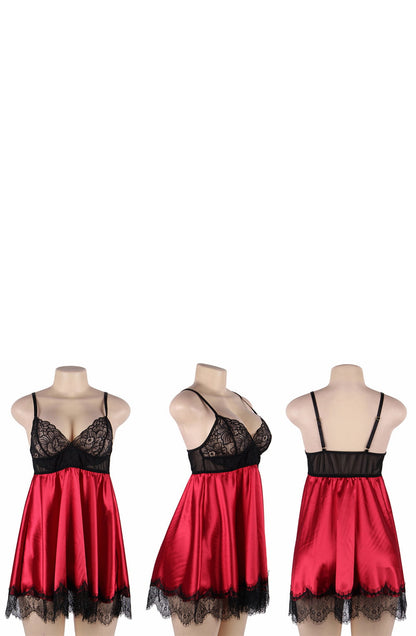 Babydoll and Matching Blindfold Set