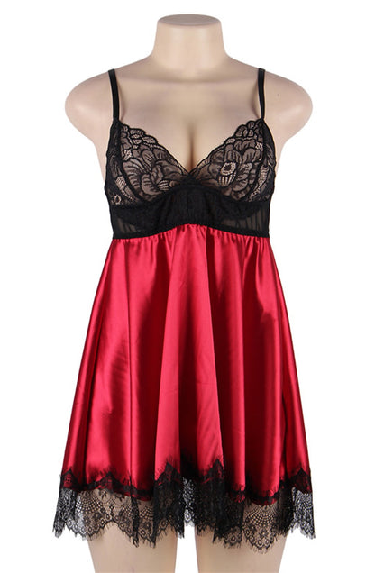 Babydoll and Matching Blindfold Set