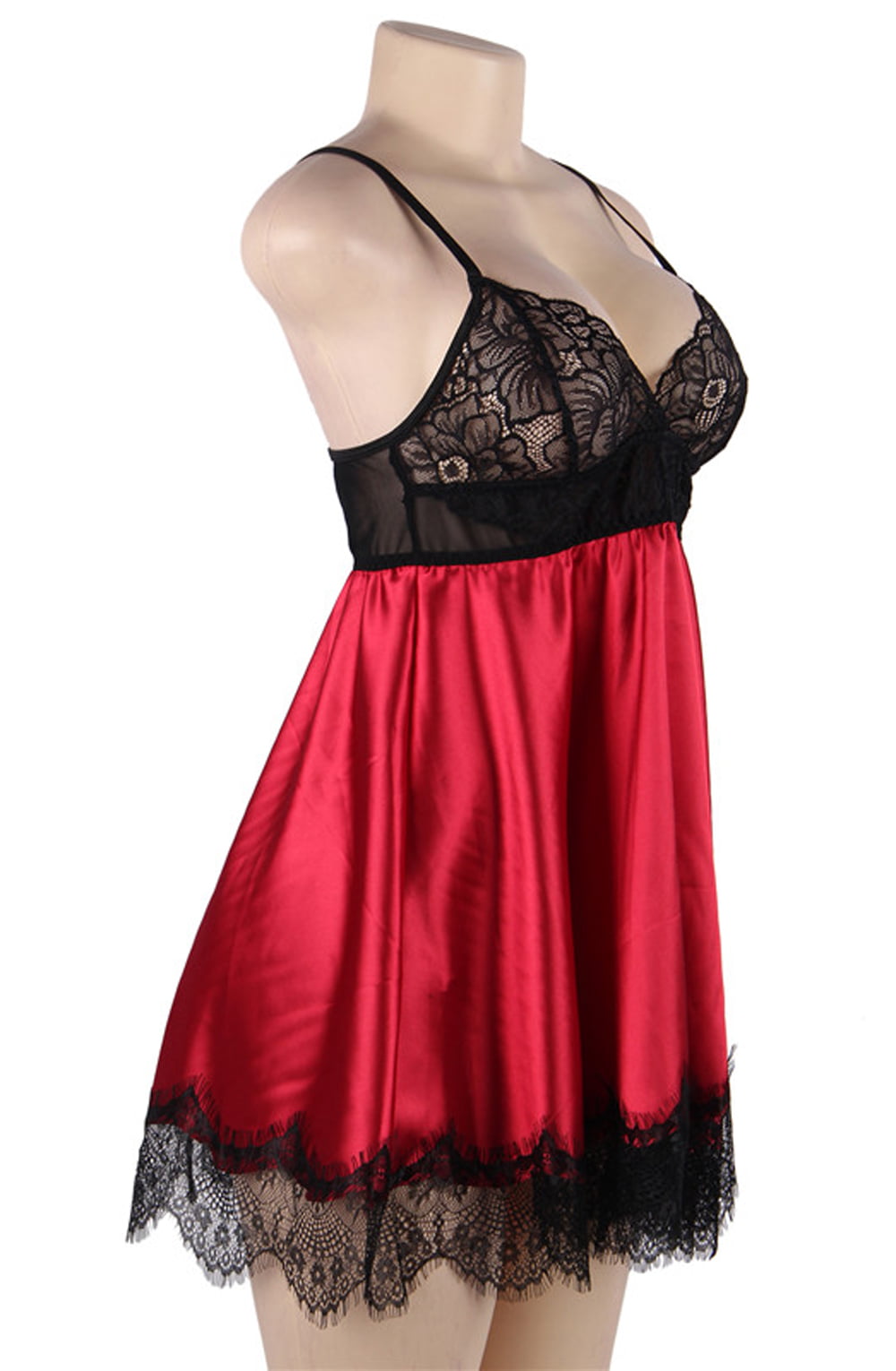 Babydoll and Matching Blindfold Set