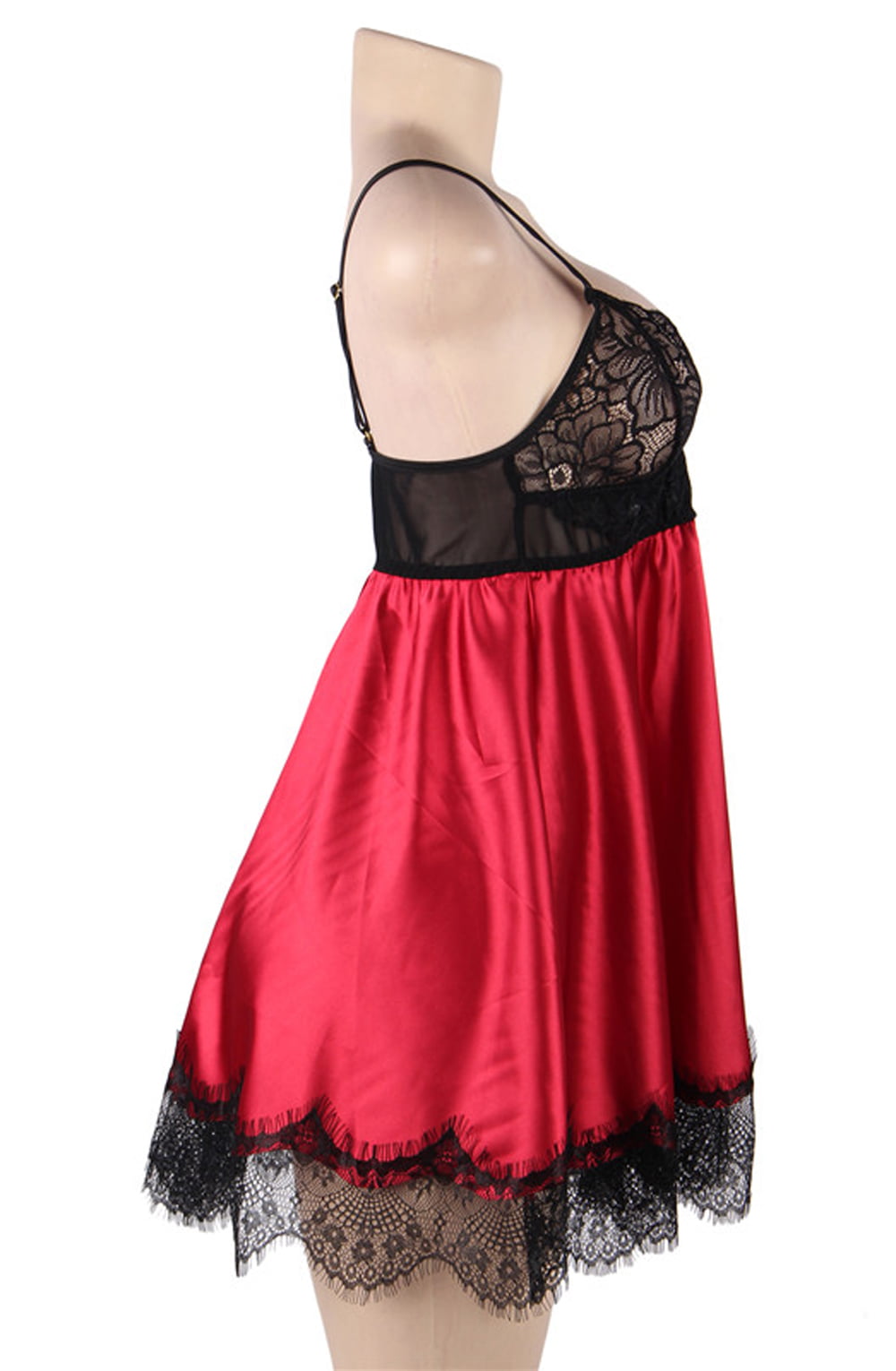 Babydoll and Matching Blindfold Set