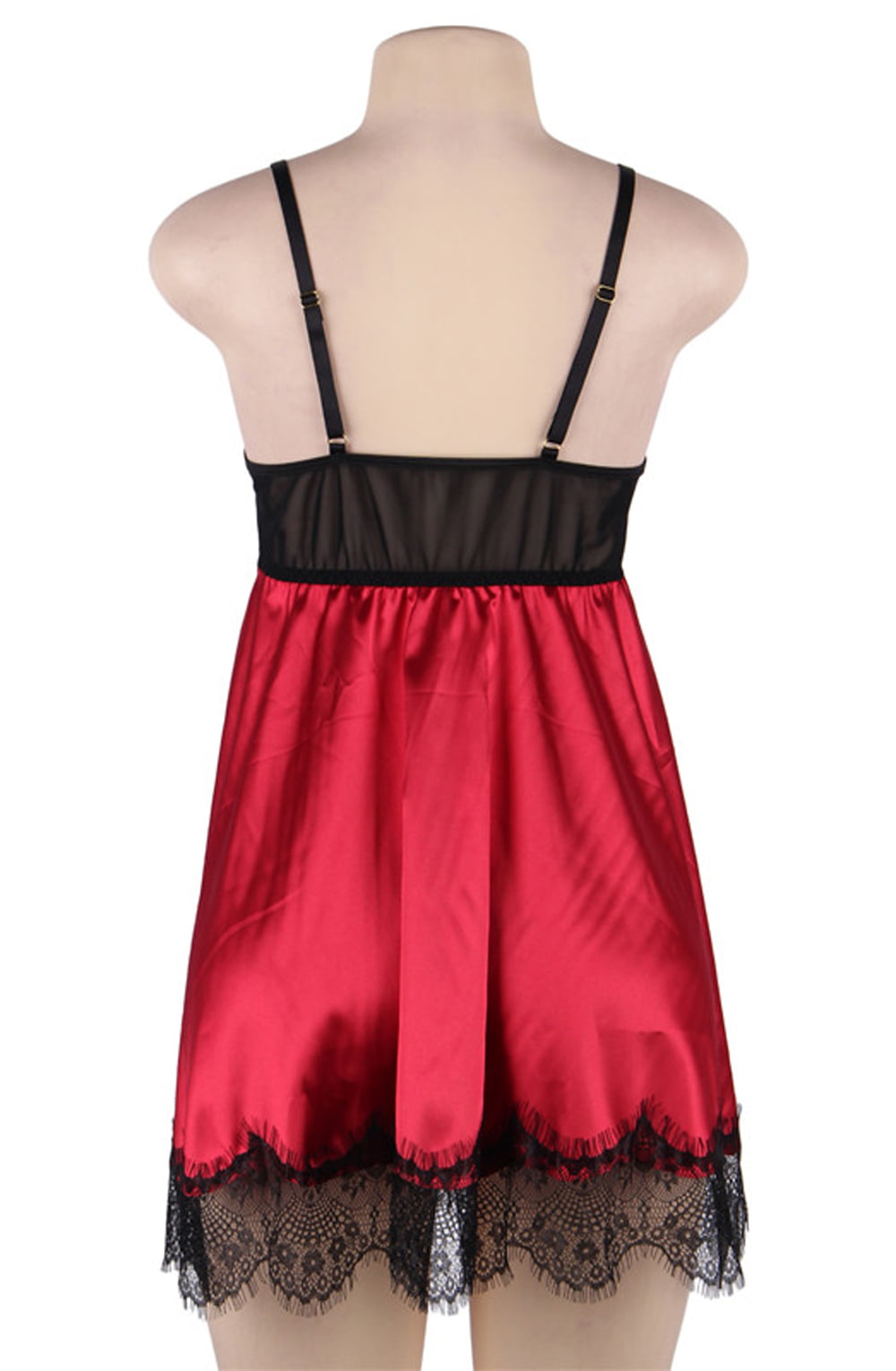 Babydoll and Matching Blindfold Set