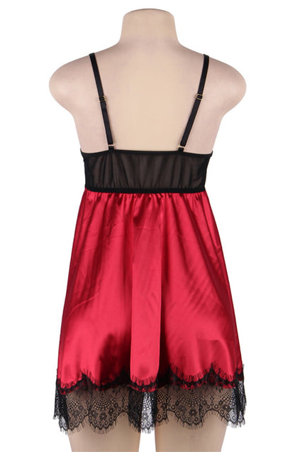 Babydoll and Matching Blindfold Set