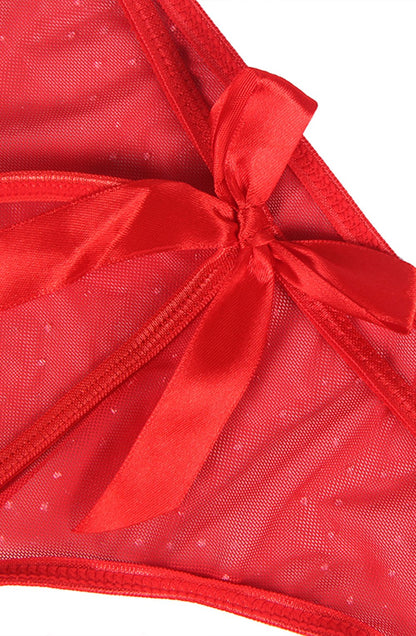 Babydoll Lingerie Set (Red)