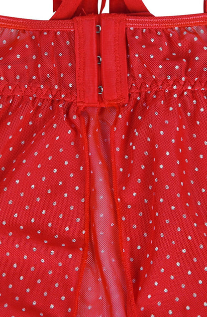 Babydoll Lingerie Set (Red)