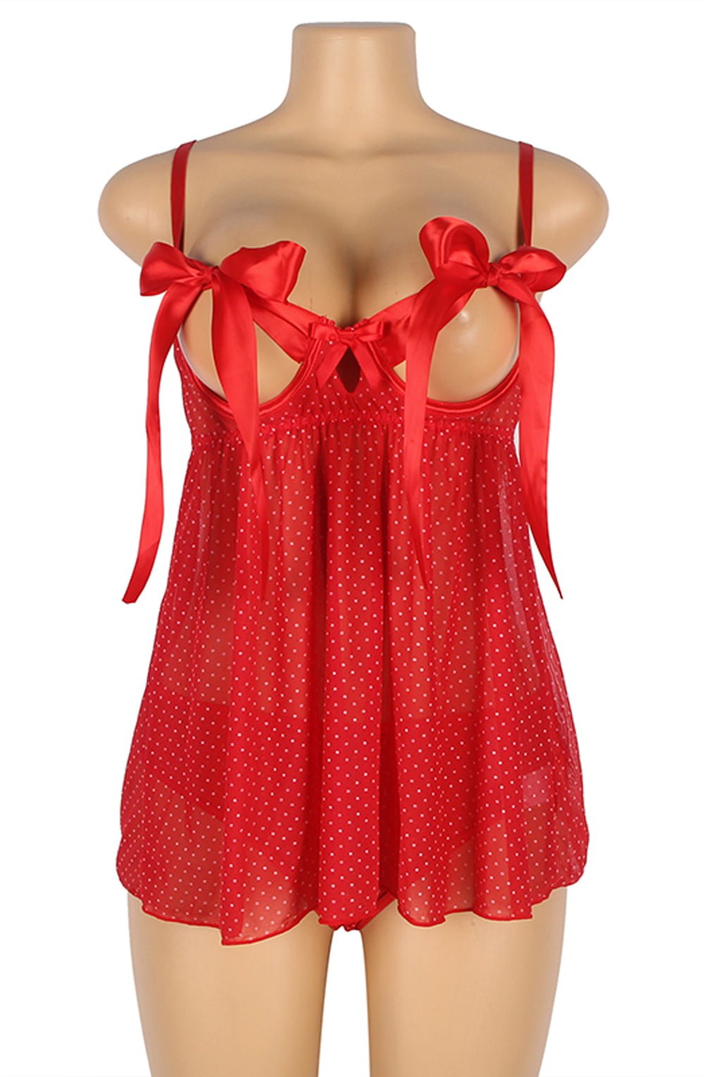 Babydoll Lingerie Set (Red)