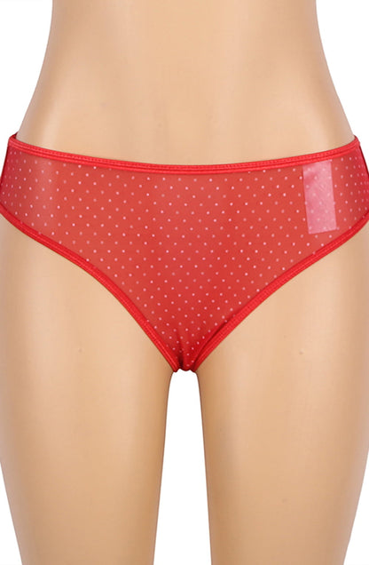 Babydoll Lingerie Set (Red)
