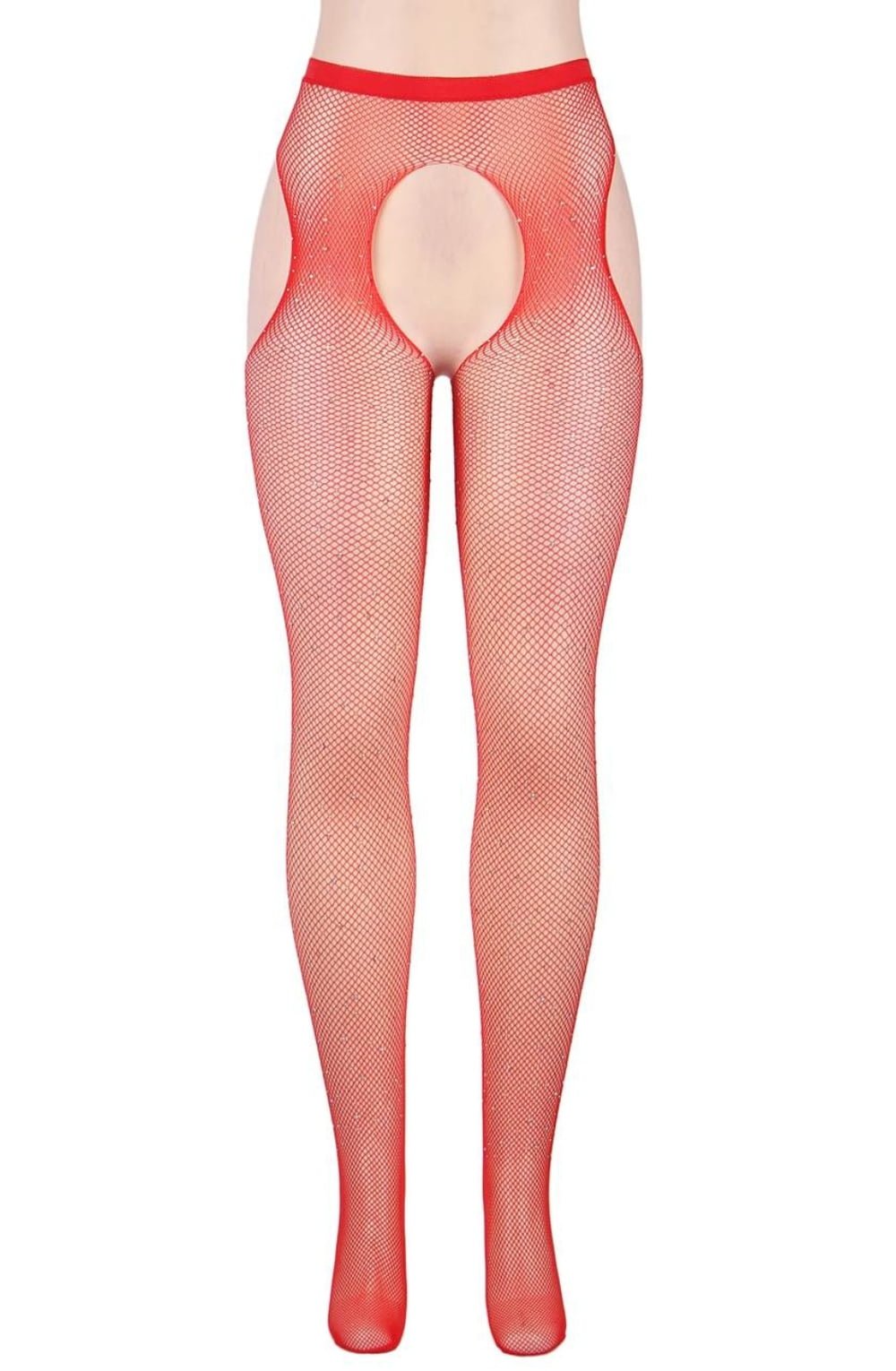 Sparkly Fishnet Tights (Black)