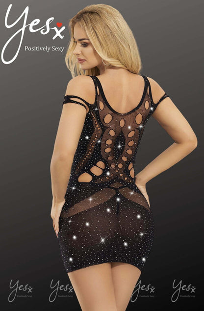 Elegant Sparkly Dress (Black)