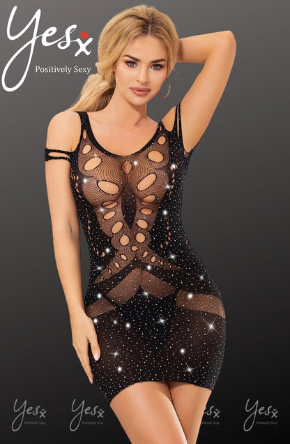 Elegant Sparkly Dress (Black)