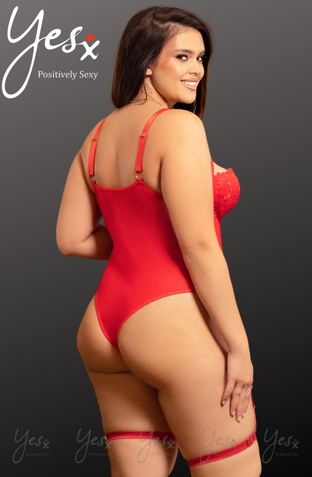 Elegant Red Bodysuit (Red)