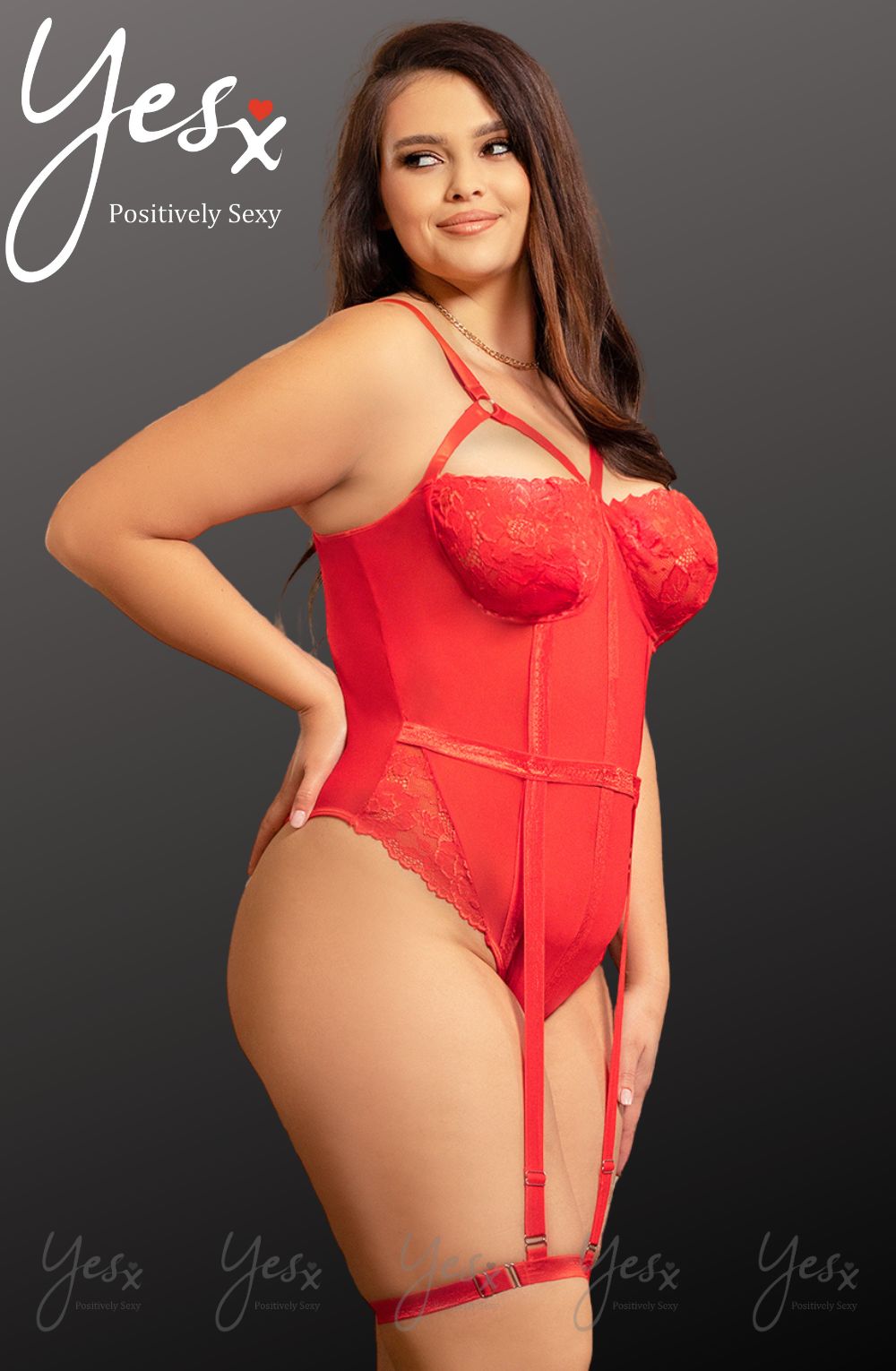 Elegant Red Bodysuit (Red)