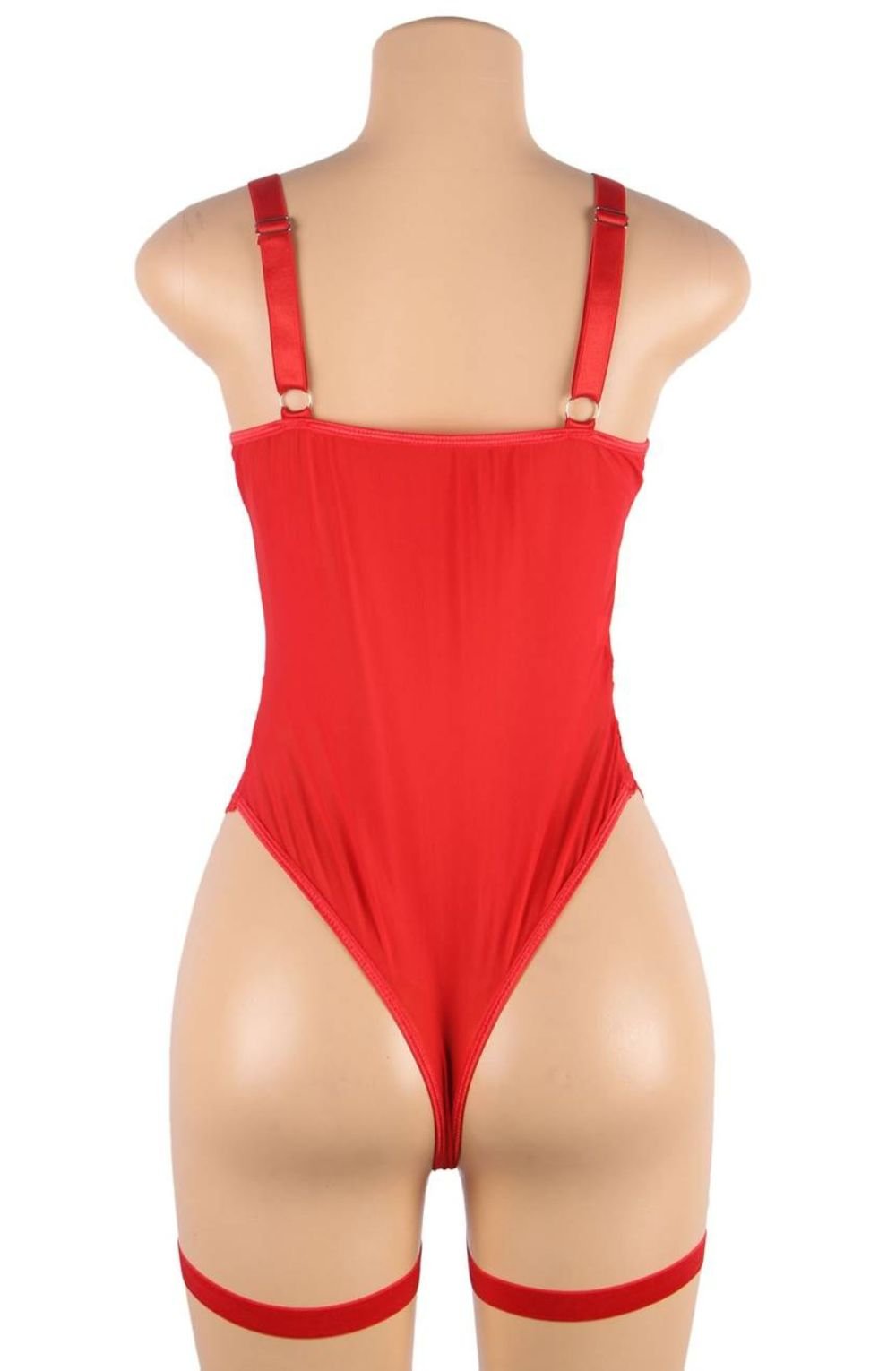 Elegant Red Bodysuit (Red)