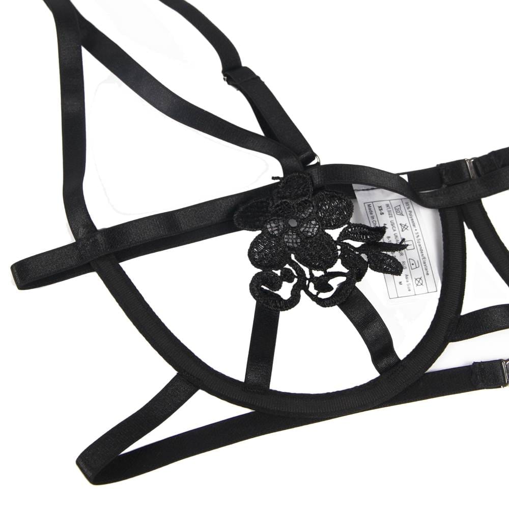 Elegant 3-Piece Bra Set Up to 4XL