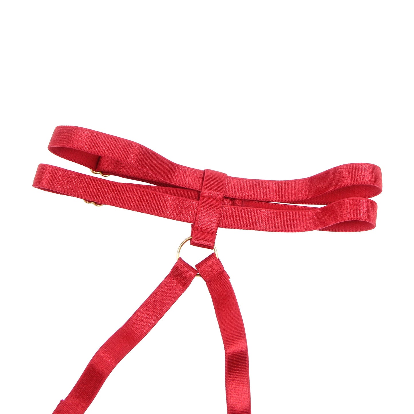 Hollow Cut Halter Bra Set