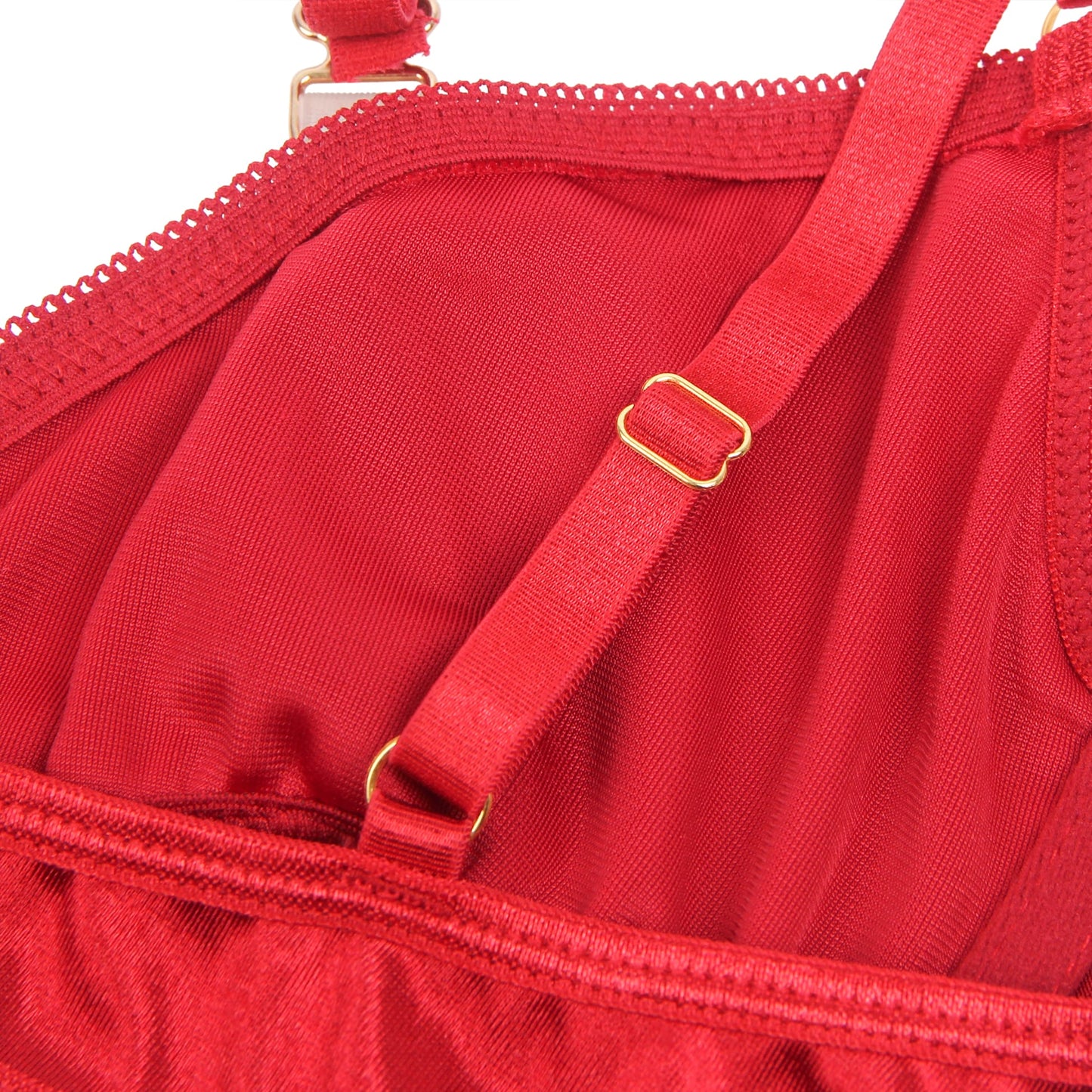 Hollow Cut Halter Bra Set Up to 2XL