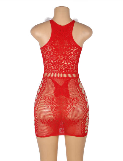 Sexy Christmas Bodystocking Dress