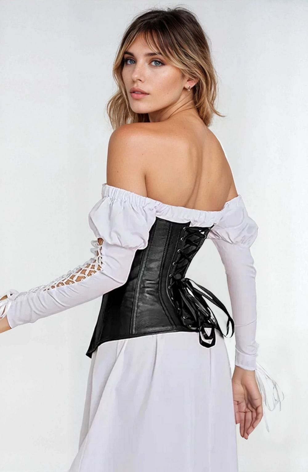 Elegant Corset (Black, Up to 4XL)