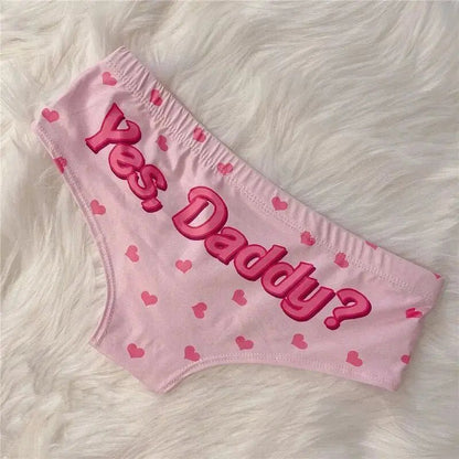 'Yes Daddy' Pretty Pink Panties Puppy's Aesthetics