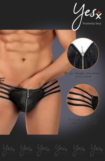 Men's Elegant Thong (Black)