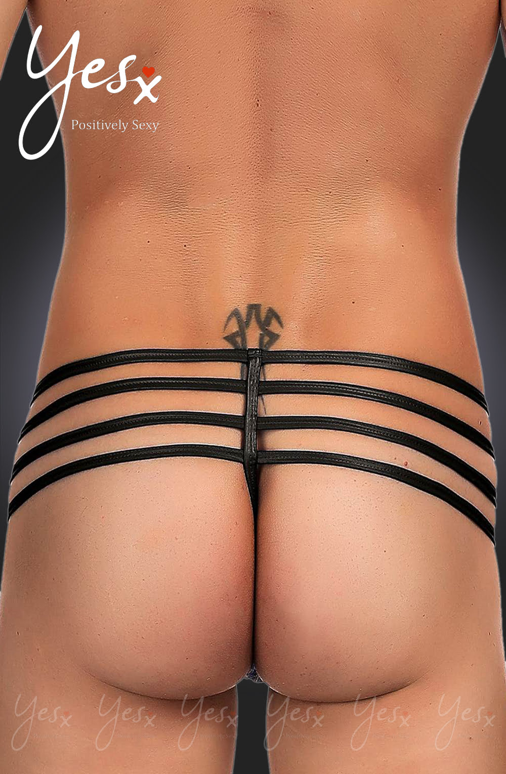 Men's Elegant Thong (Black)