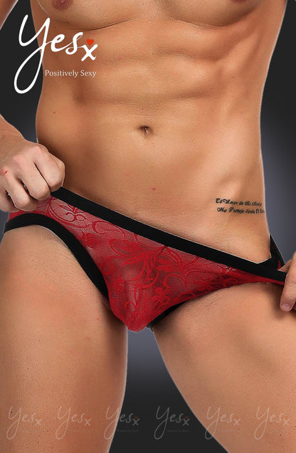 Men's Brief (Red/Black)