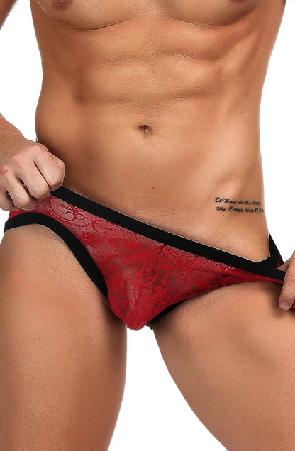 Men's Brief (Red/Black)