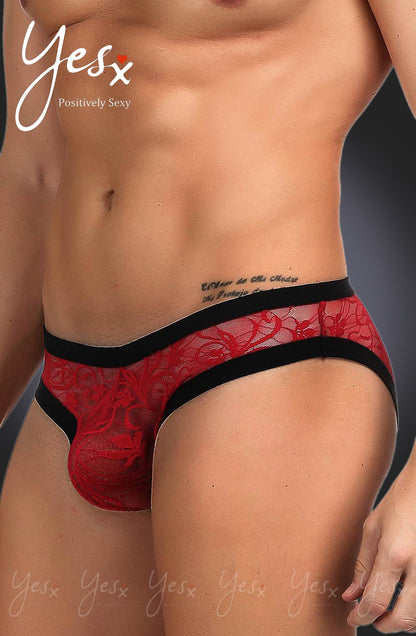 Men's Brief (Red/Black)