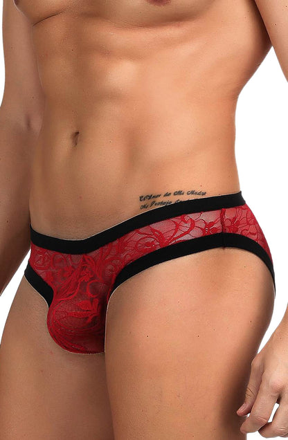 Men's Brief (Red/Black)