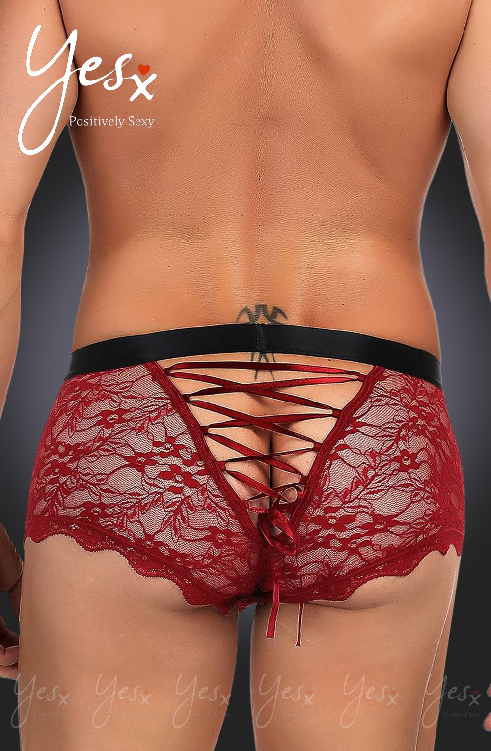 Men's Boxer Brief (Red/Black)